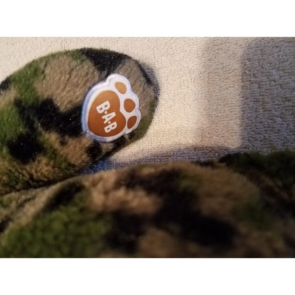 Build a Bear‎ Green Digital Pixel Camo Plush 18